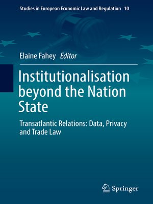 cover image of Institutionalisation beyond the Nation State